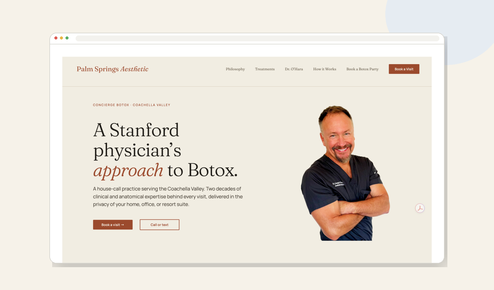 Business client work: websites for professional services, hospitality, and specialized local businesses